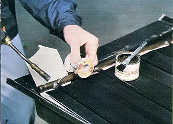 The BTU Bucket's tubes must be joined to its headers with solder.
